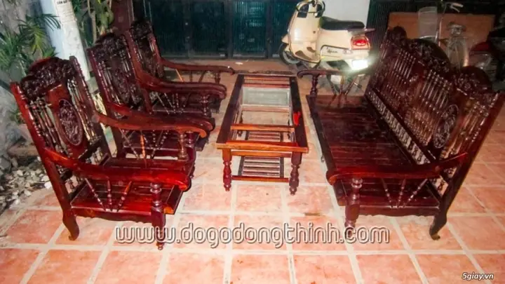 Bàn Ghế Sa Lông Nan Cũ