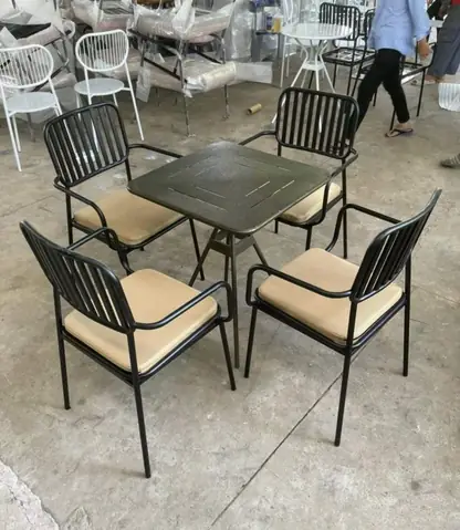 Bàn Ghế Sắt Cà Phê Bàn Ghế Sắt Cà Phê