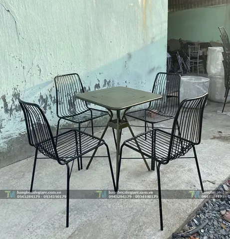 Bàn Ghế Sắt Cà Phê Bàn Ghế Sắt Cà Phê