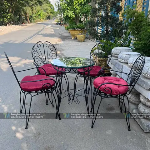 Bàn Ghế Sắt Mỹ Nghệ