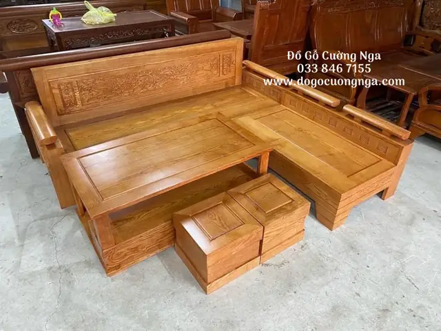 Bàn Ghế Sofa Gỗ Sồi Bàn Ghế Sofa Gỗ Sồi