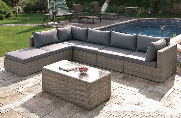 Bàn Ghế Sofa Mây Nhựa