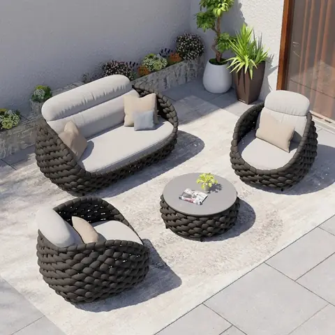 Bàn Ghế Sofa Ngoài Trời