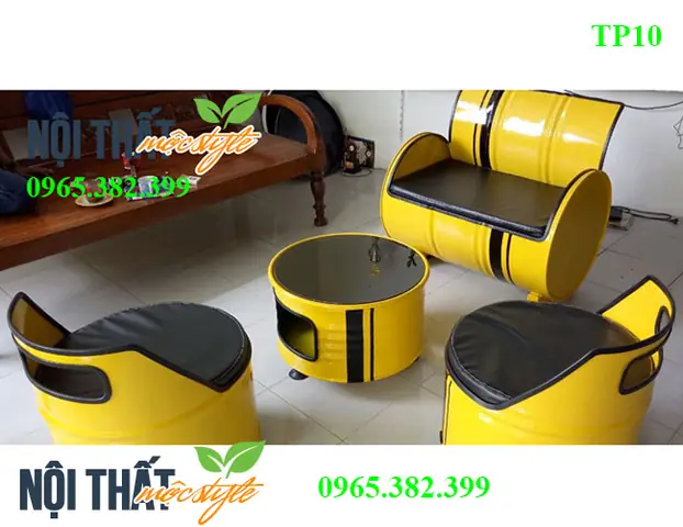 Bàn Ghế Thùng Phi Bàn Ghế Thùng Phi