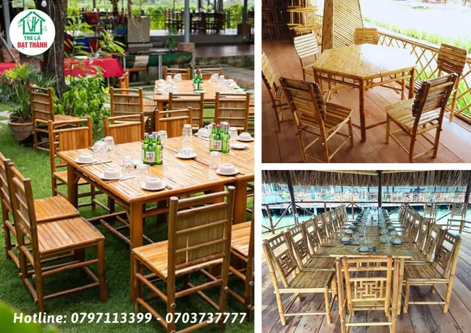 Bàn Ghế Tre Cần Thơ