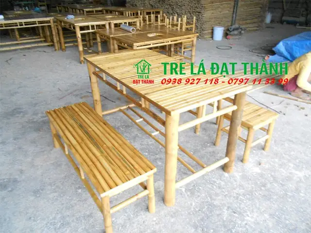 Bàn Ghế Tre Ép