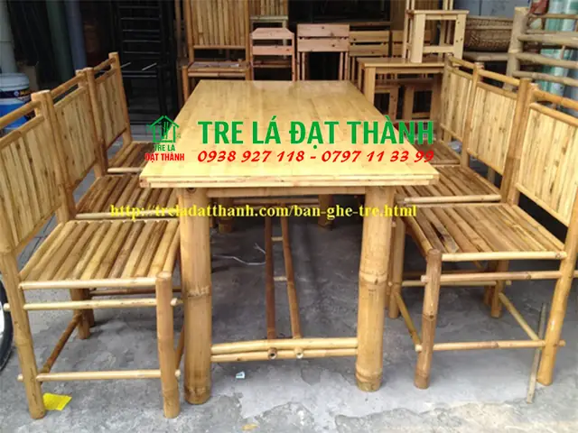 Bàn Ghế Tre Ép