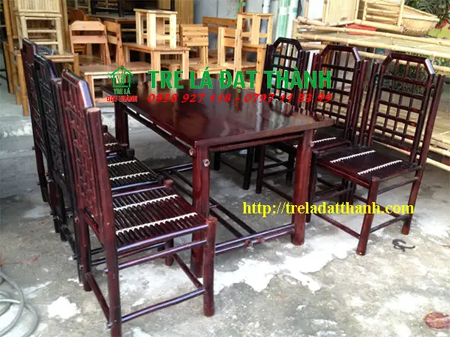 Bàn Ghế Tre Ép