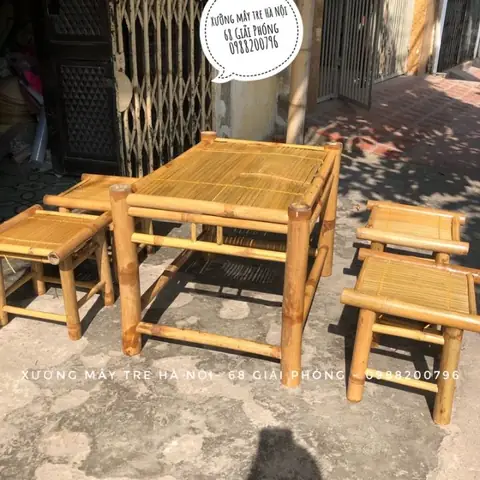 Bàn Ghế Tre Hà Nội