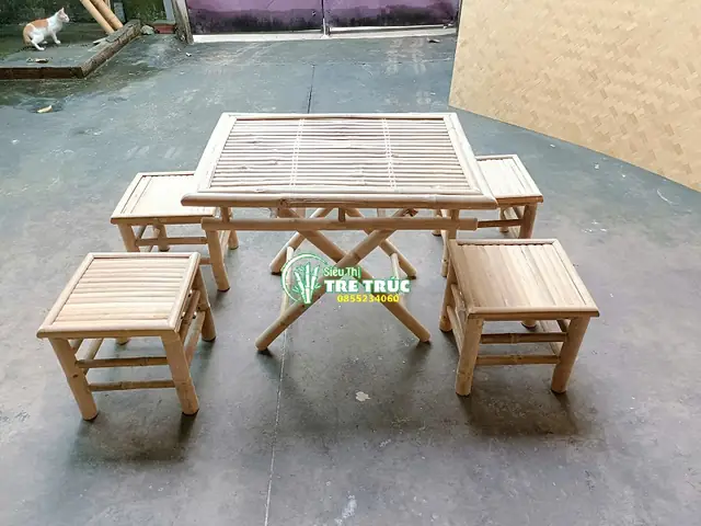 Bàn Ghế Tre Trúc Giá Rẻ Bàn Ghế Tre Trúc Giá Rẻ