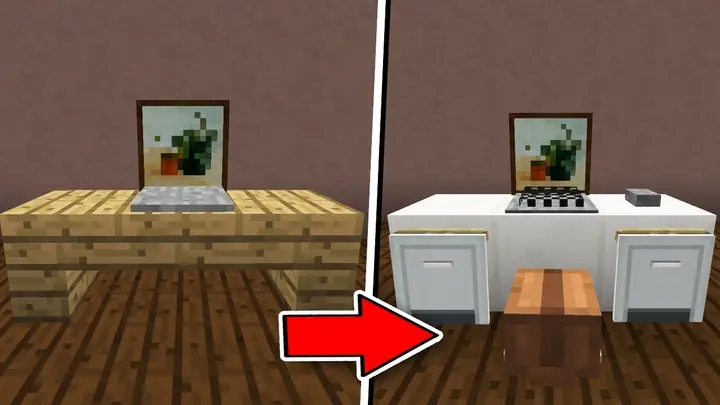 Bàn Ghế Trong Minecraft