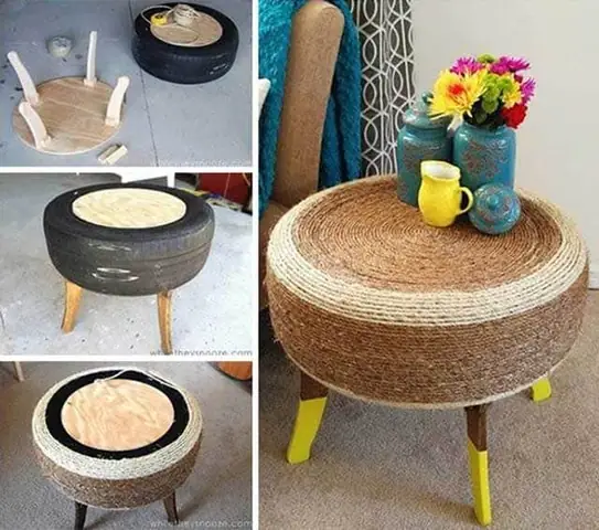 Bàn Ghế Từ Lốp Xe Bàn Ghế Từ Lốp Xe