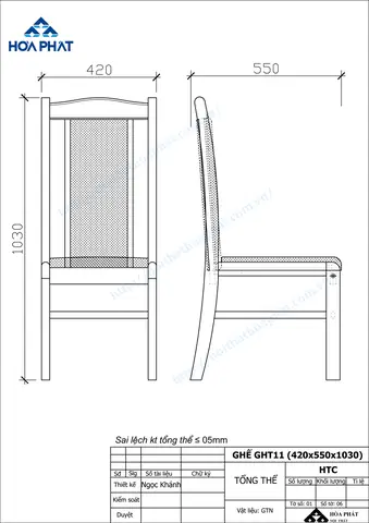 Bản Vẽ Kỹ Thuật Ghế Bản Vẽ Kỹ Thuật Ghế