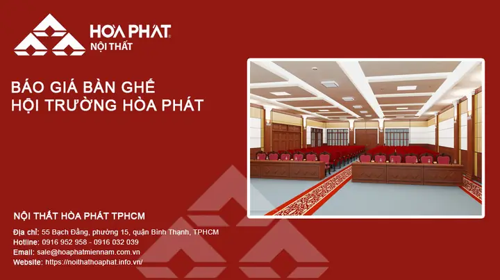 Báo Giá Bàn Ghế Hội Trường Hòa Phát