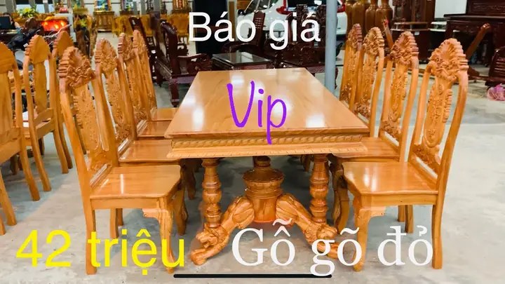 Bộ Bàn Dài 8 Ghế