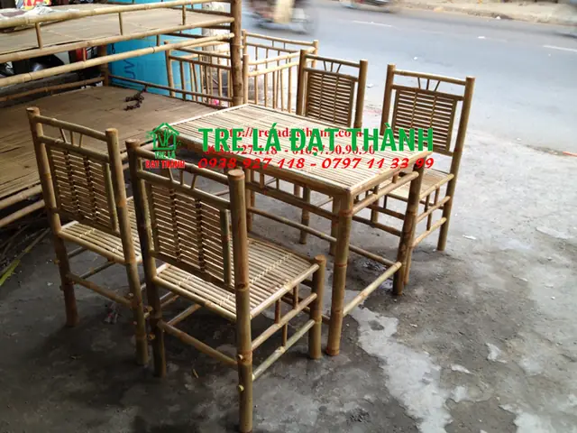 Bộ Bàn Ghế Bằng Mây Tre Bộ Bàn Ghế Bằng Mây Tre