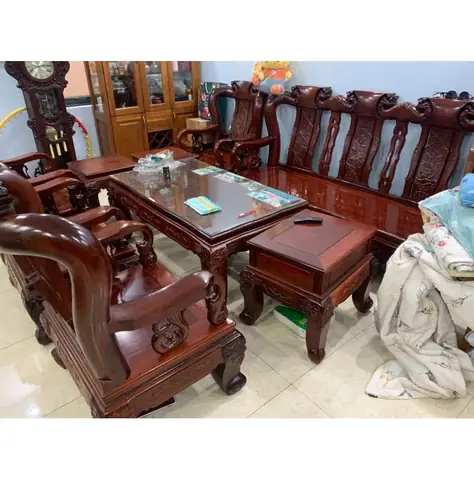 Bộ Bàn Ghế Cẩm Lai Tay 12 10 Món Bộ Bàn Ghế Cẩm Lai Tay 12 10 Món