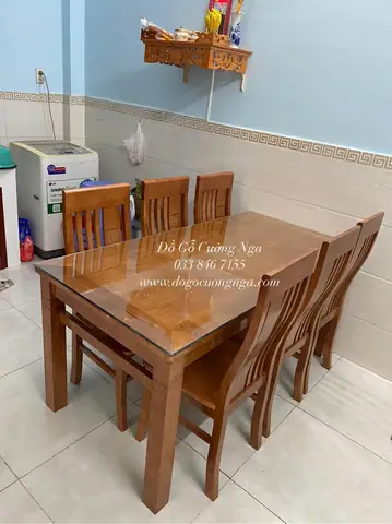 Bộ Bàn Ghế Gỗ Ăn Cơm Bộ Bàn Ghế Gỗ Ăn Cơm