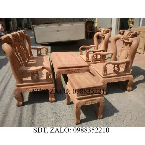 Bộ Bàn Ghế Gỗ Cẩm Nam Phi