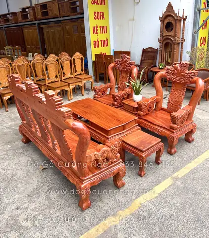 Bộ Bàn Ghế Gỗ Hương Đỏ Bộ Bàn Ghế Gỗ Hương Đỏ