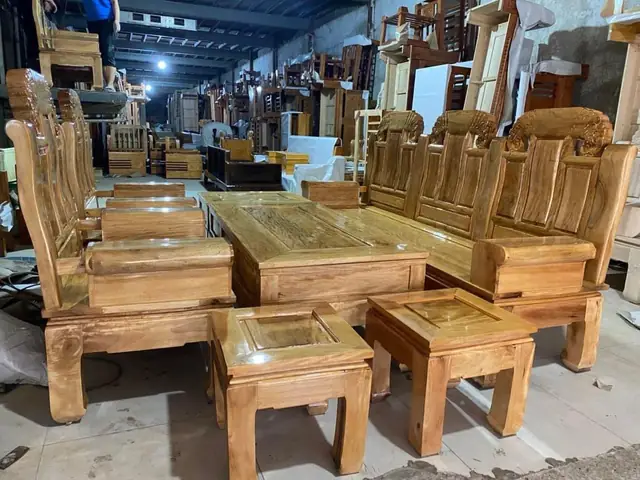 Bộ Bàn Ghế Gỗ Lát Hoa Bộ Bàn Ghế Gỗ Lát Hoa