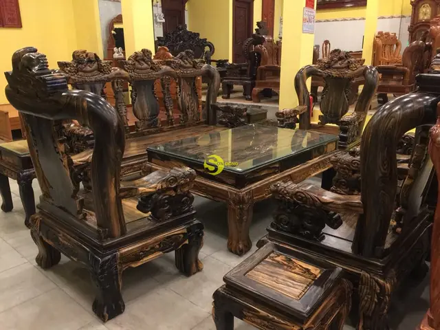 Bộ Bàn Ghế Gỗ Mun Bộ Bàn Ghế Gỗ Mun