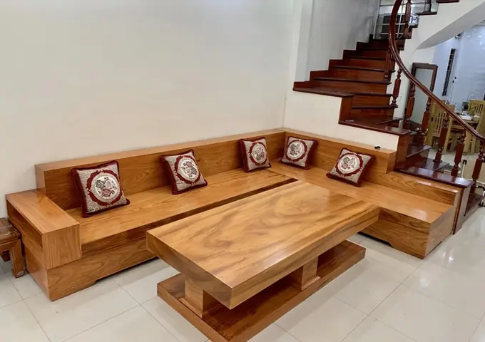Bộ Bàn Ghế Gỗ Phòng Khách 7 Triệu
