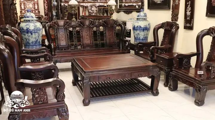 Bộ Bàn Ghế Gỗ Trắc Đẹp Giá 1 Tỷ