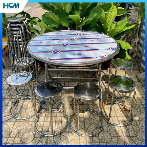 Các Mẫu Bàn Ghế Inox