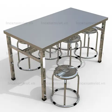 Các Mẫu Bàn Ghế Inox