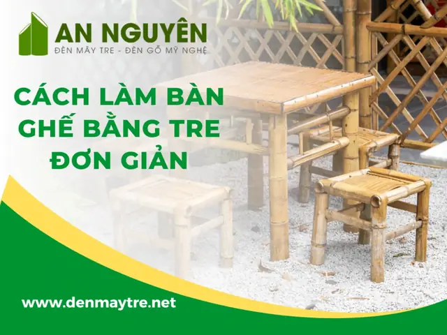 Cách Làm Bàn Ghế Bằng Gỗ