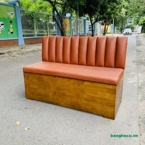 Ghế Băng Bọc Da