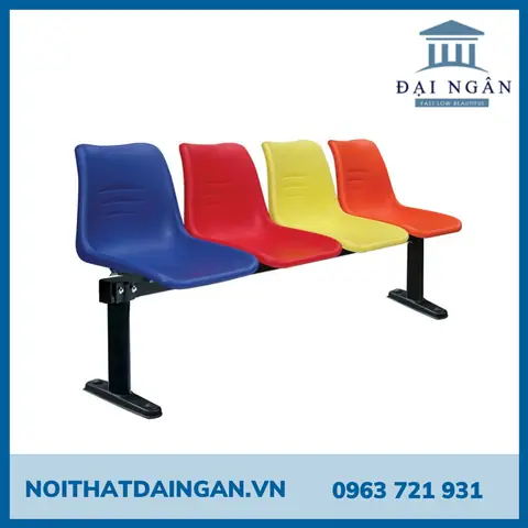 Ghế Băng Dài Inox 4 Chỗ