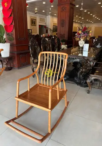 Ghế Bập Bênh Bằng Gỗ