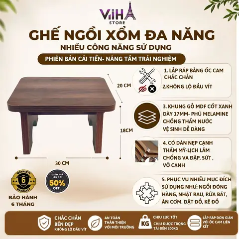 Ghế Gỗ Ngồi Xổm Ghế Gỗ Ngồi Xổm