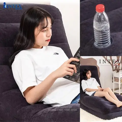 Ghế Hơi Tựa Lưng Intex Cao Cấp 68595 Ghế Hơi Tựa Lưng Intex Cao Cấp 68595