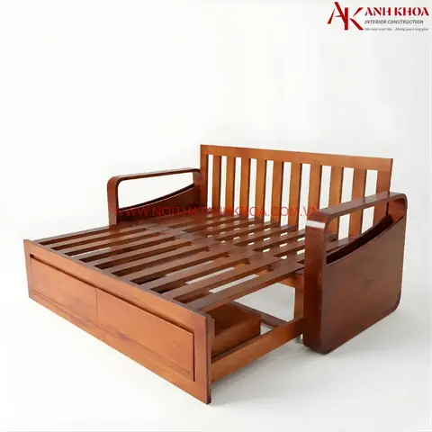 Ghế Kéo Thành Giường Bằng Gỗ Ghế Kéo Thành Giường Bằng Gỗ