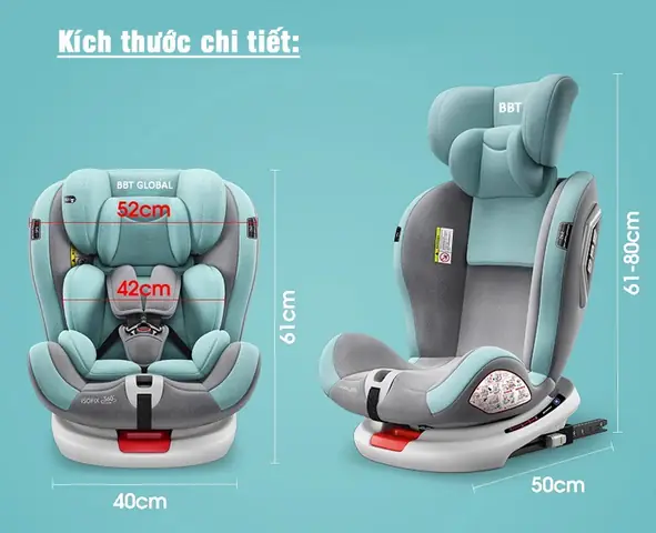 Ghế Ngồi Oto Cho Trẻ Em