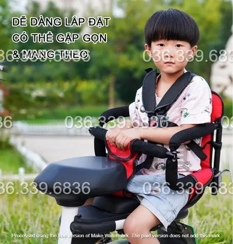 Ghế Ngồi Sau Xe Máy Cho Bé