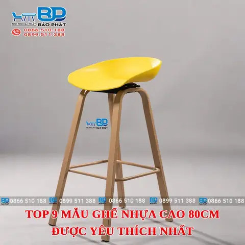Ghế Nhựa Cao 80cm