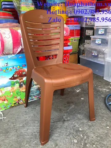 Ghế Nhựa Cao Có Tựa Lưng