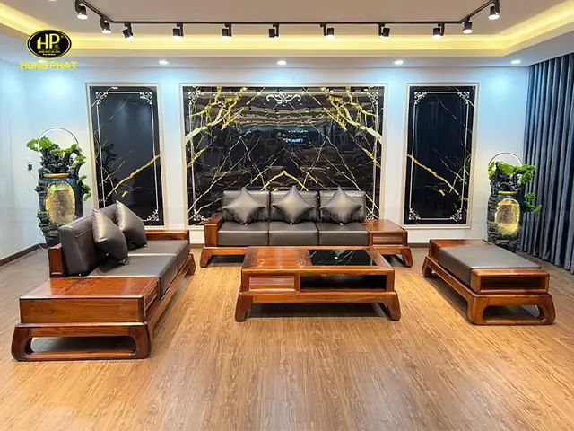 Ghế Sofa Gỗ Óc Chó