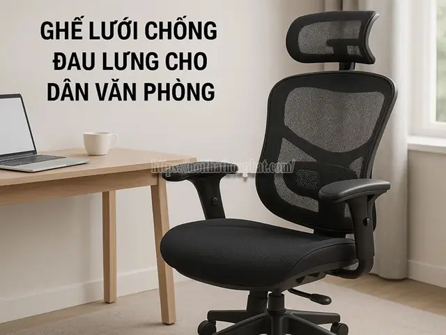 Ghế Văn Phòng Chống Đau Lưng