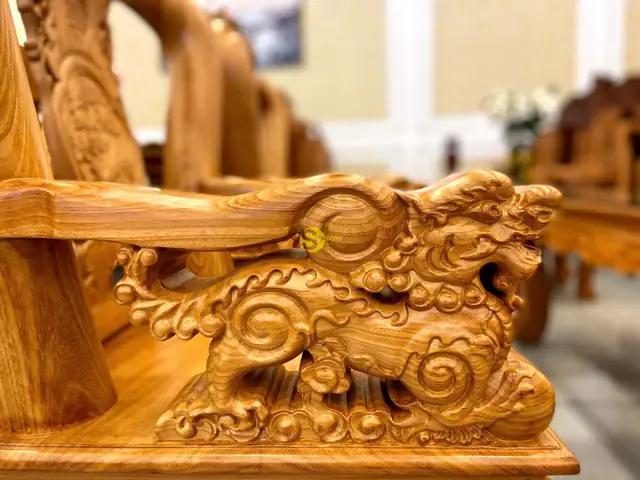 Gia Bộ Bàn Ghế Gỗ Gõ Đỏ Tay 12 Gia Bộ Bàn Ghế Gỗ Gõ Đỏ Tay 12
