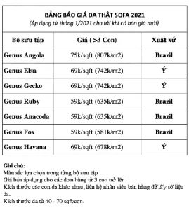 Giá Bọc Ghế Sofa