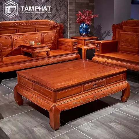 Kích Thước Bộ Bàn Ghế Gỗ Phòng Khách