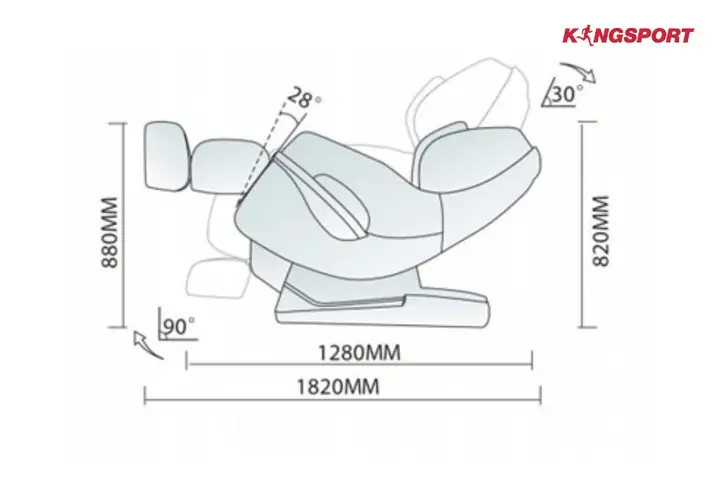 Kích Thước Ghế Massage Kích Thước Ghế Massage