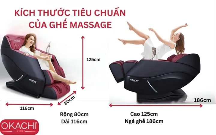 Kích Thước Ghế Massage Kích Thước Ghế Massage
