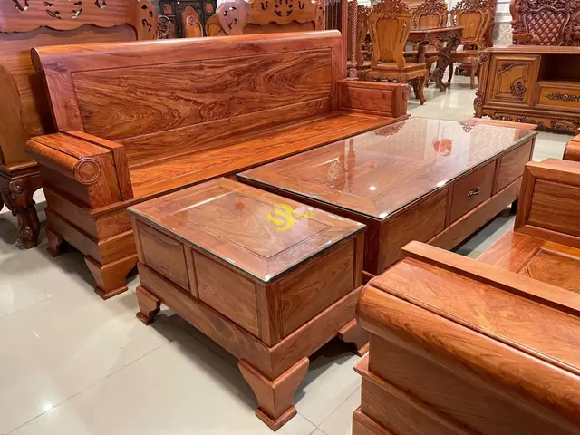 Mẫu Bàn Ghế Gỗ Phòng Khách Hiện Đại