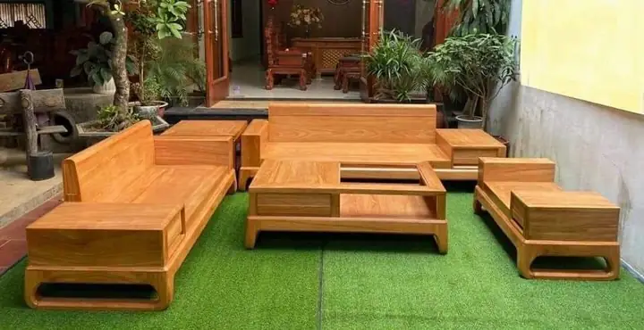 Mẫu Ghế Gỗ Phòng Khách Đẹp